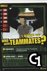 Who Needs Teammates? - Foil